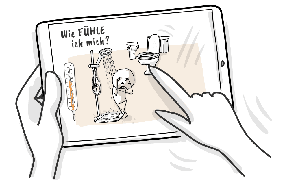 Interaktives Arbeitsblatt in der Scribility App